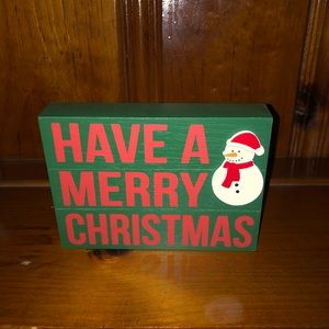 Small Christmas sign